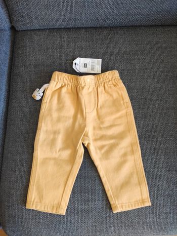 Pantalon coton épais neuf 12 mois