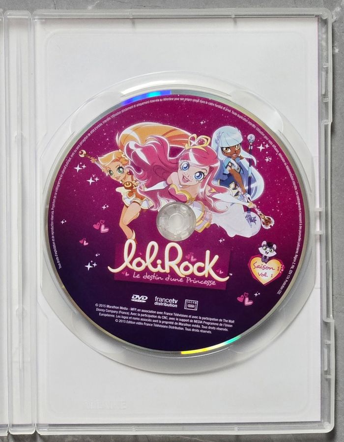 LoliRock Saison 1 Vol 1 (Le Destin d'une Princesse) Dvd d'occasion en très bon état comme neuf - photo numéro 6