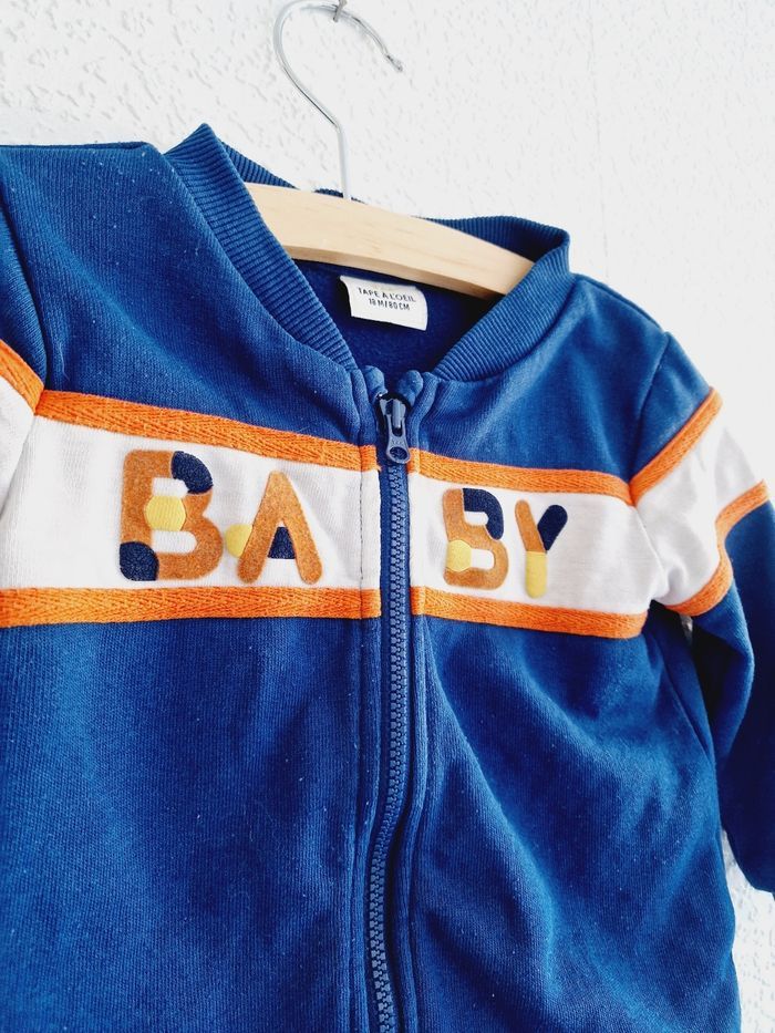 Tape À L'Œil - Ensemble training gilet manches longues + pantalon en molleton - photo numéro 4