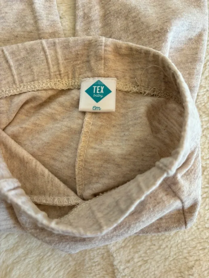 Legging beige - taille 6 mois - photo numéro 3