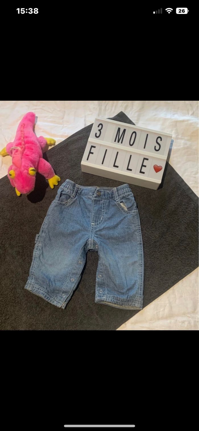 Pantalon 3mois filles