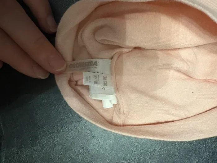 Lot de 2 bonnets blanc et rose - photo numéro 2