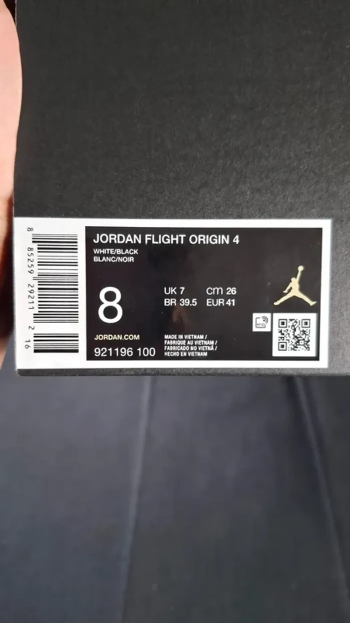 Baskets nike air jordan blanche - photo numéro 9