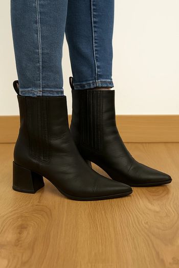 Bottines santiag noir mat Zara
