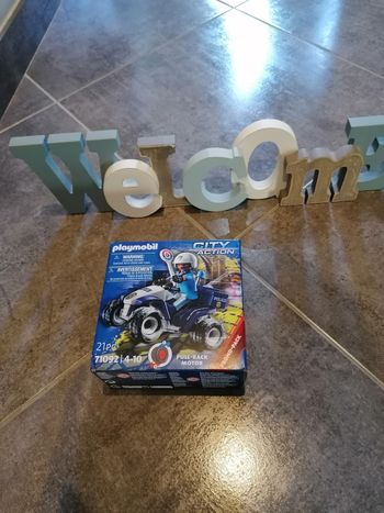 Playmobil police quad neuf