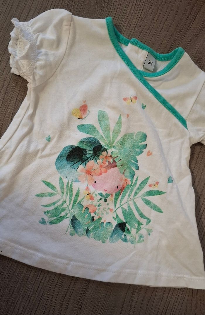T-shirt 3 mois - photo numéro 2