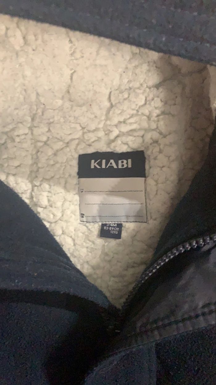 Beau manteau habillé hiver Kiabi 24 mois - photo numéro 2