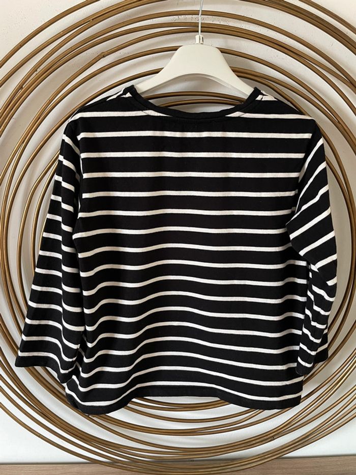 Tshirt manches 3/4 marinière Promod TS - photo numéro 3