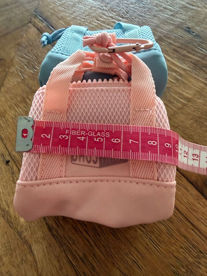 Lot 2 mini pochettes porte-monnaie Bagsmart rose et bleu - photo numéro 5