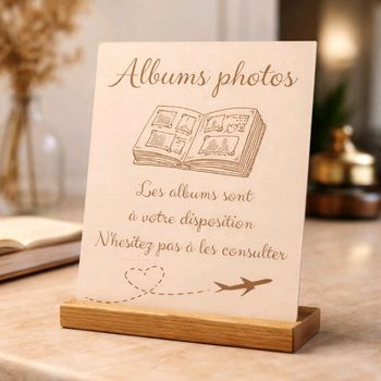 Pancarte album photo