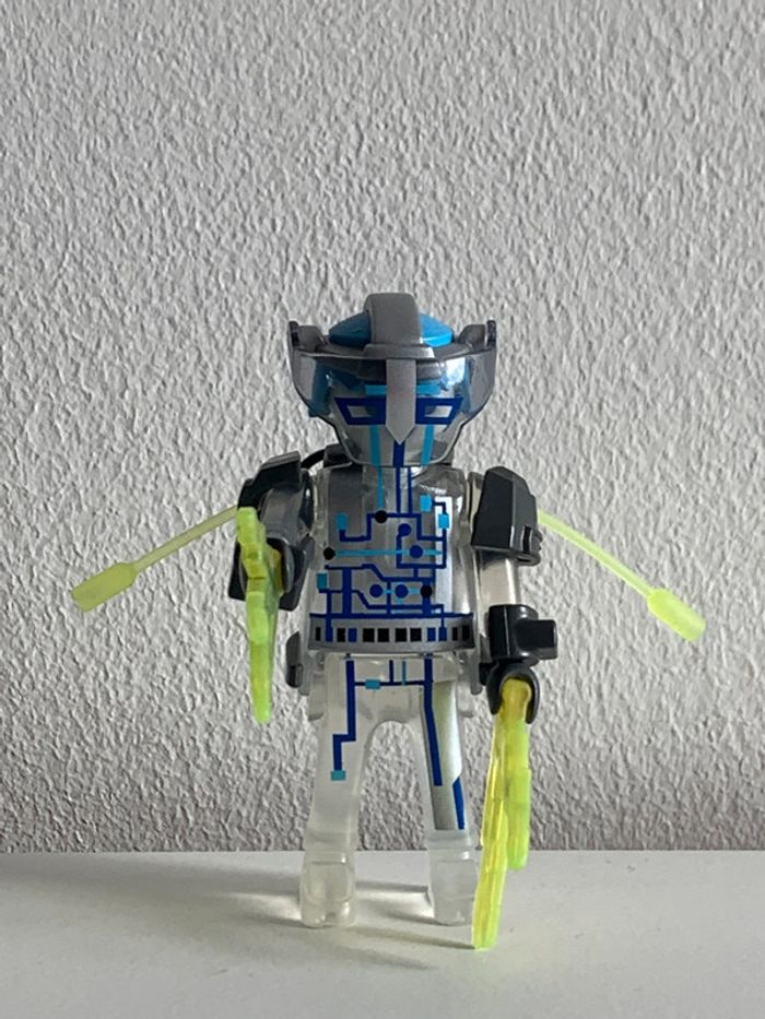 Playmobil - 5243 - Robot transparent tête bleu