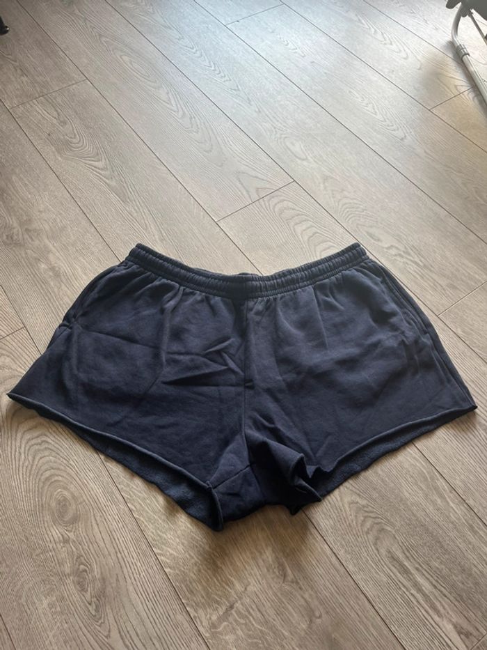 short court bleu marine