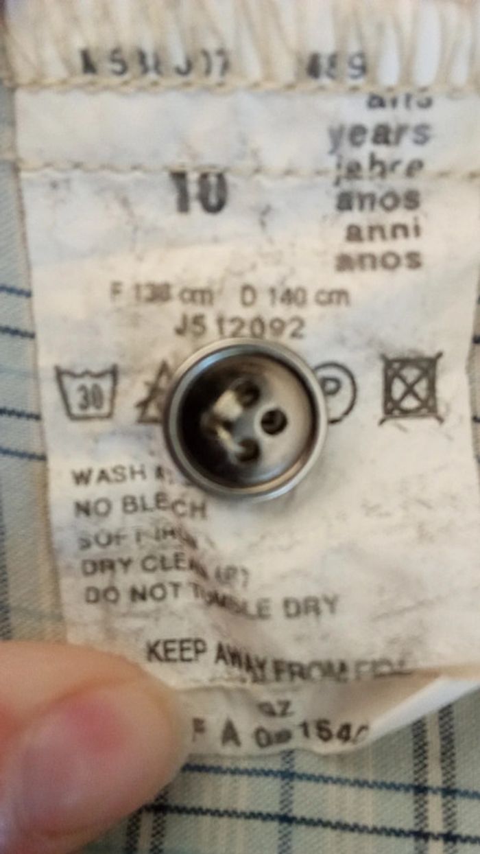 Chemise Jean Bourget 10 ans - photo numéro 9