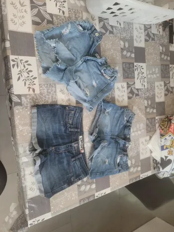 Short en jean 10 ans fille