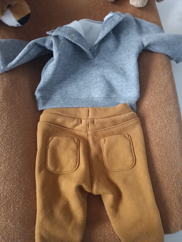 Ensemble sweat + pantalon bébé 3 mois - photo numéro 3