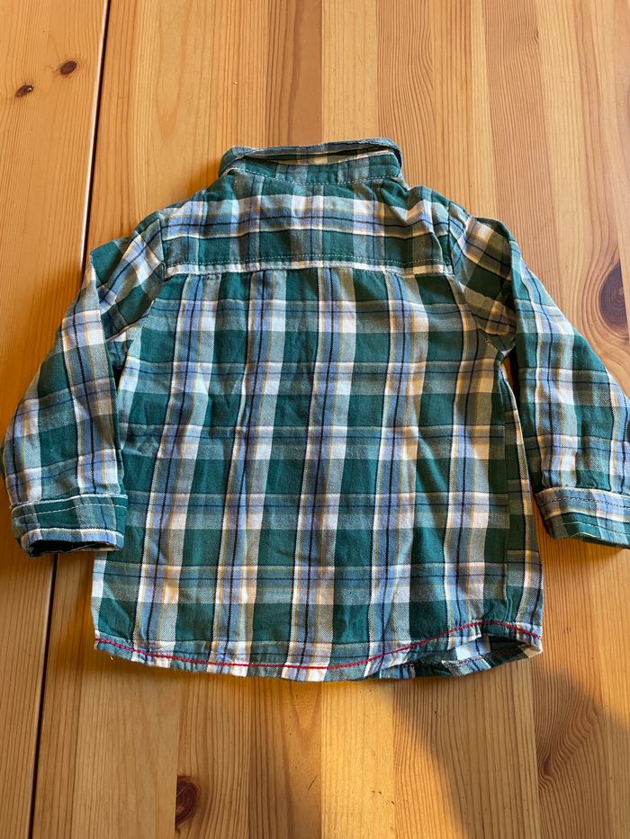 Chemise à carreaux Tissaia 12 mois - photo numéro 4