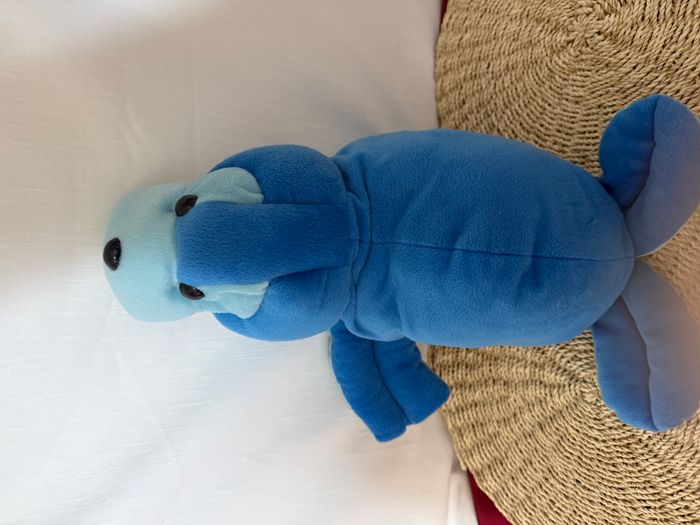 Peluche otarie phoque bleu - photo numéro 4