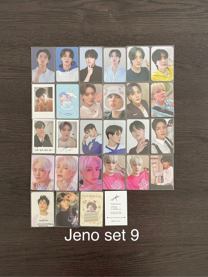 Photocards NCT Dream Jeno