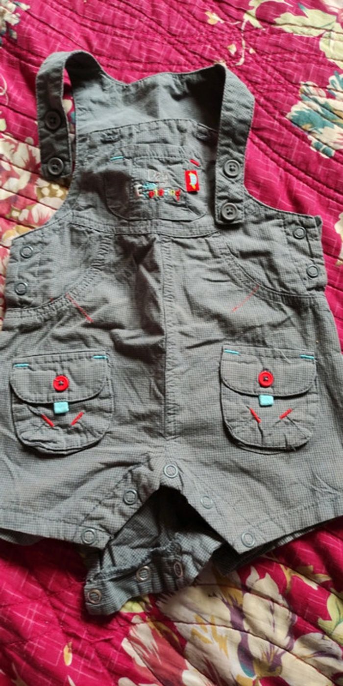 Salopette courte disney 1 mois