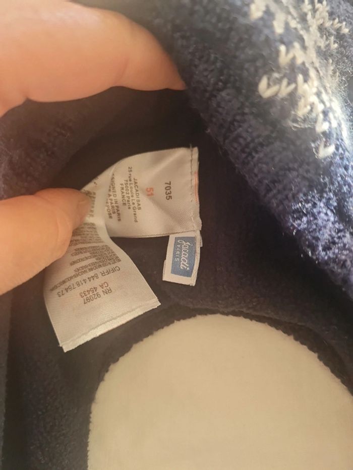 Bonnet avec echarpe taille 51 cm Jacadi - photo numéro 2