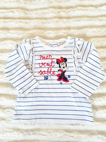 Tee-shirt fille Minnie 3 mois Disney