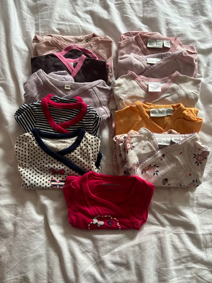 Lot vêtements bébé fille 1-3 mois (22 pièces) - photo numéro 7