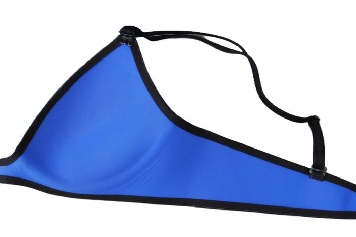 Soutien gorge bleu et noir. Push up. Armature. La Senza. 80A - photo numéro 4