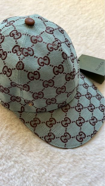 Casquette Gucci dubai turquoise M