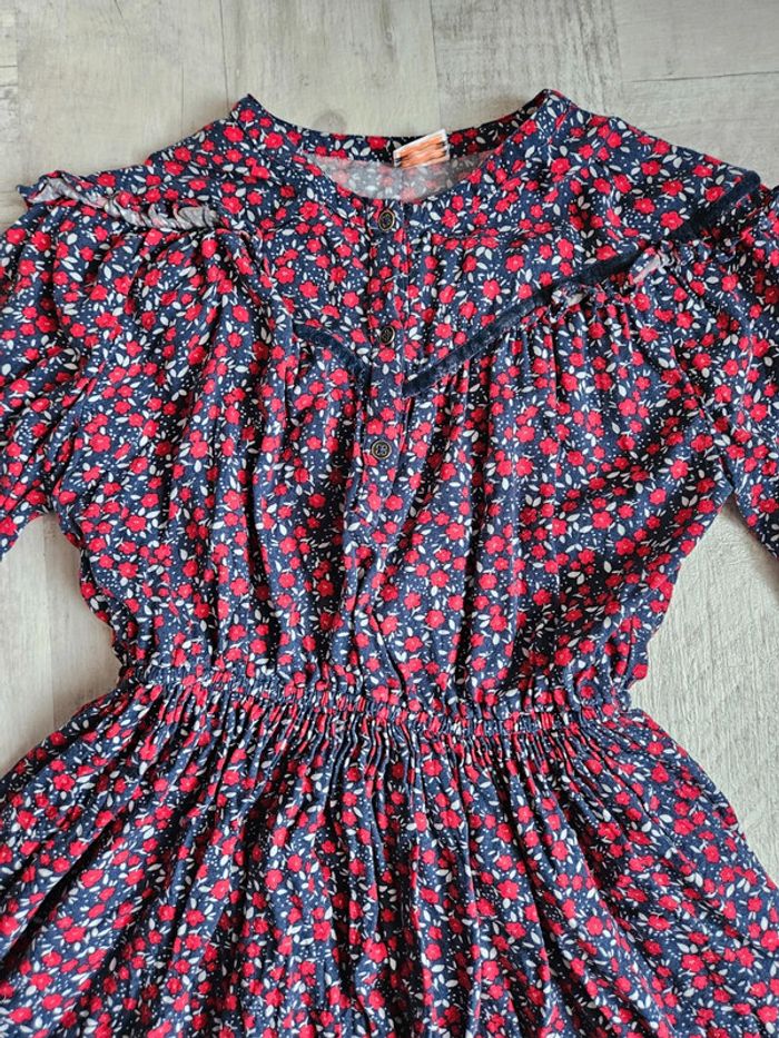 Robe manches longues fleuries 10 ans - photo numéro 2