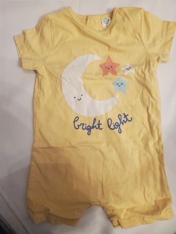 Combishort cotton tex 12 mois