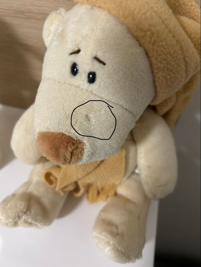 Doudou peluche ours maxita - photo numéro 3