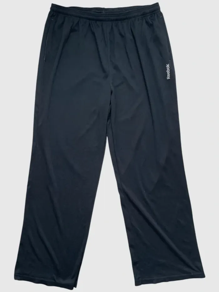 Mens Reebok Track Pants Black Style # 3RSMP907 Size 2XL