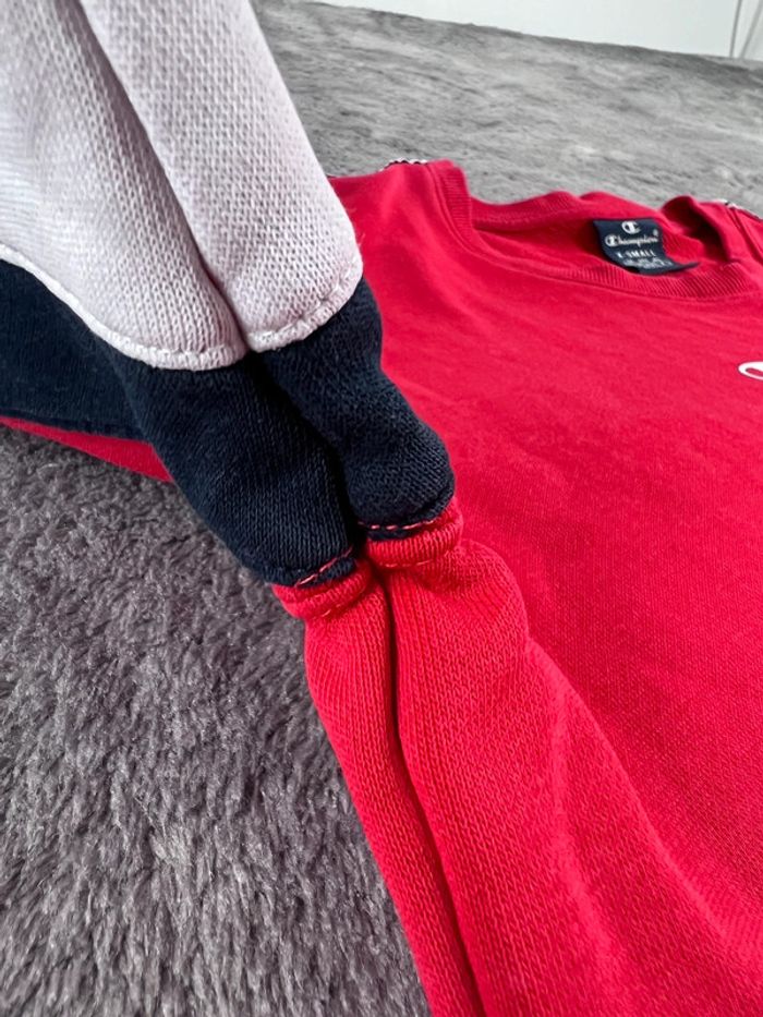 Pull Sweat Rouge Champion – Taille XS - photo numéro 13