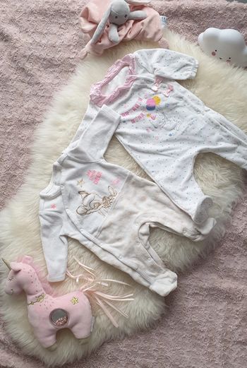 Grenouillères 1 mois fille