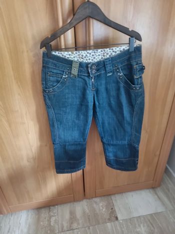 Pantacourt jeans Mango