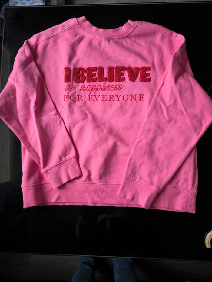 Pull femme rose taille S