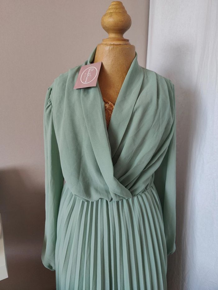 Robe plissée