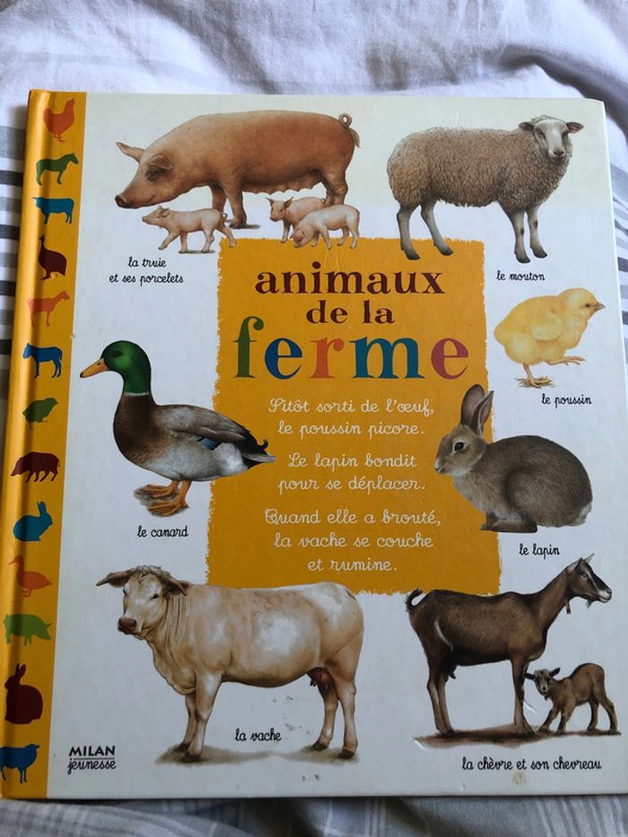 Livre enfant animaux de la ferme