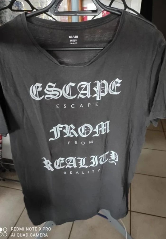 T-shirt gris M kiabi