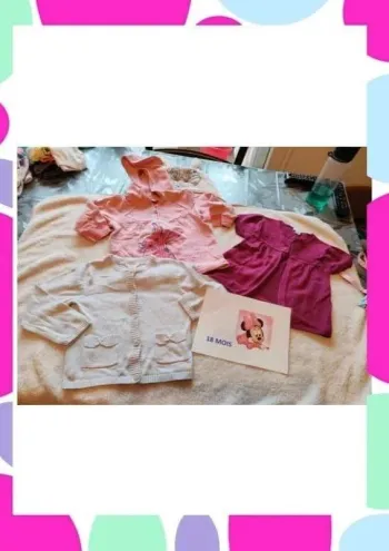 Lot 3 gilets 18 mois