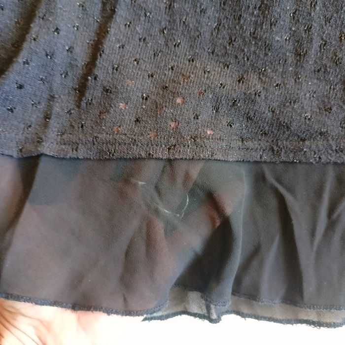 Pull crochet dos nu voile 8 ans - photo numéro 5