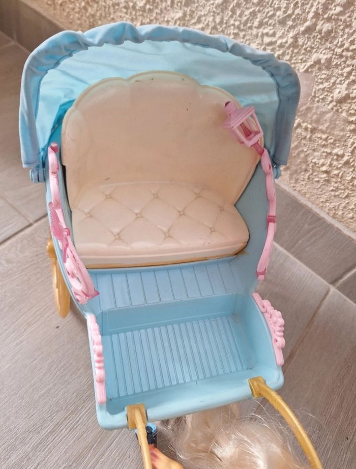 Carrosse et cheval Barbie vintage - photo numéro 3