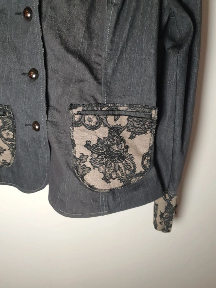 SQuise blazer broderies T.40 - photo numéro 8