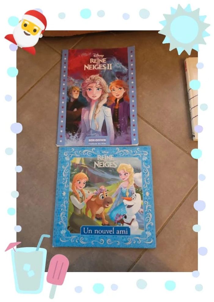 Lot livres la reine des neiges