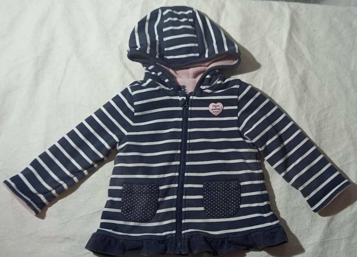 Veste rayée à capuche Terre de Marins - photo numéro 5