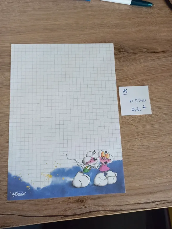 Feuille Diddl A5 140 0,70€