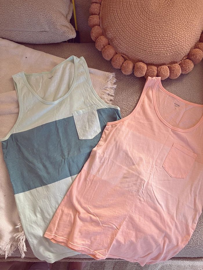 Lot de 2 débardeurs homme pastels kiabi