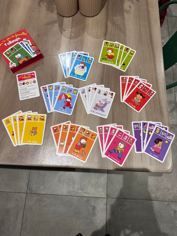 Jeu de 7 familles tchoupi neuf sans étiquette - photo numéro 3