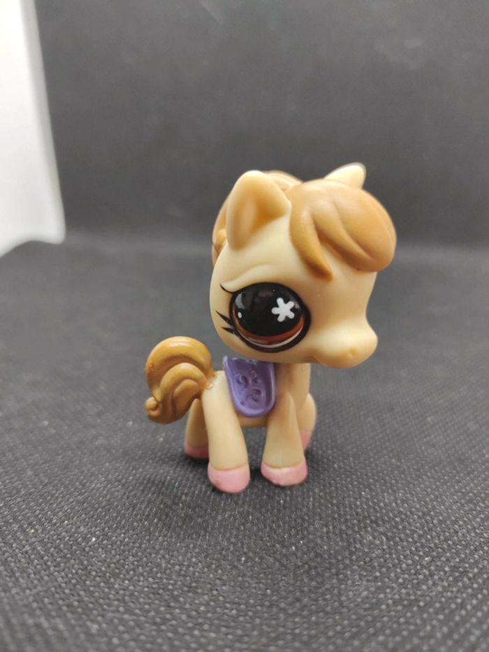 my Littlest Petshop LPS horse cheval 587 #geektradelpscheval