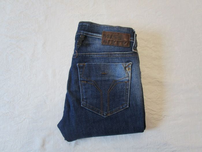 Jean femme Miss Sixty coupe skinny stretch Judy Taille 34 W25 L29 Bleu brut (J265) - photo numéro 9